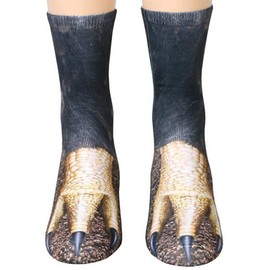 xywlwoer Animal Paw Socks Crazy Eagle Paw Socks Novelty 3D Animal Socks Funny Gag Gifts for White Elephant Gift Exchange