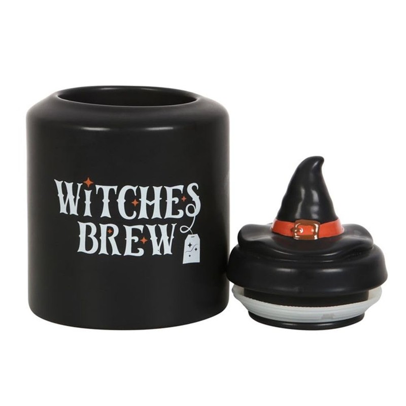 Something Different Witchy Canister: Witches Brew Ceramic Tea Canister |