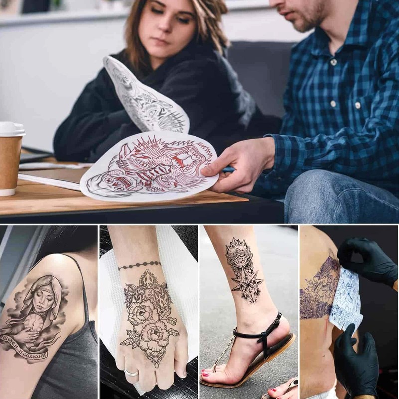 Tattoo Transfer Sheets - Ruicoo 25 Pcs Tattoo Soft Skin