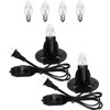 OHLGT 2-Pack Salt Lamp Cord Replacement with Dimmer Switch 5
