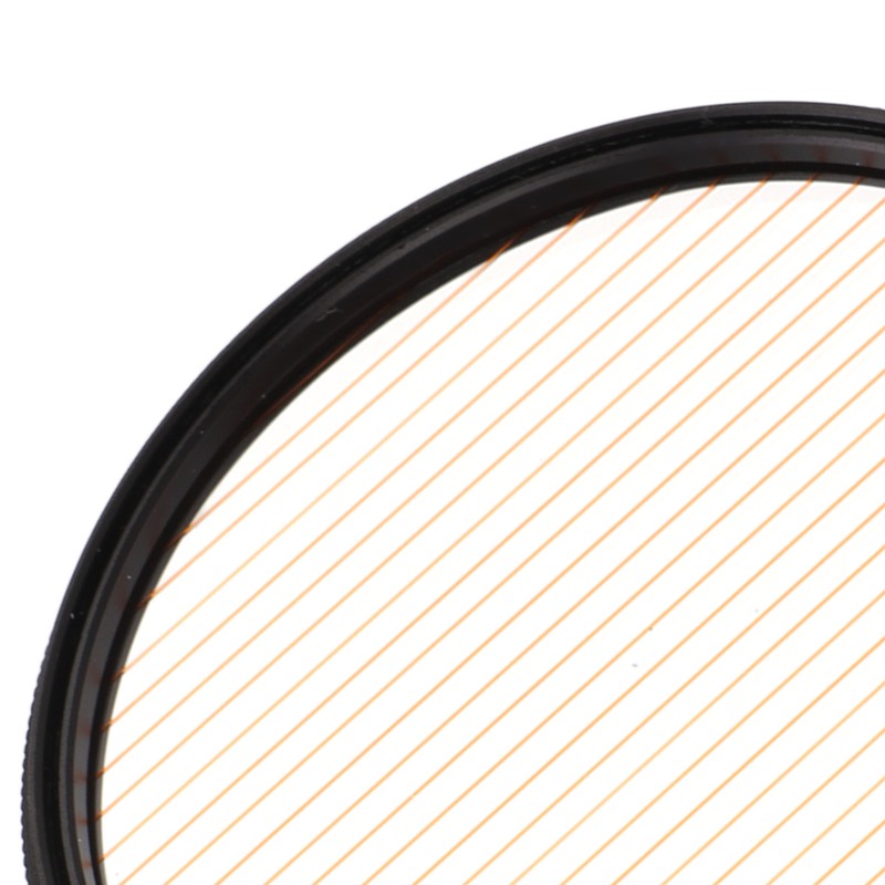 Gold Streak Digital Camera Lens Filter Antiscratch Optical Glass Aluminum