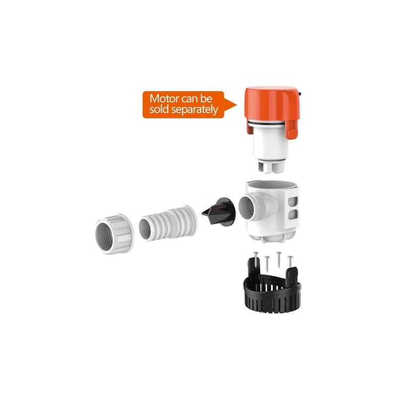SEAFLO 13A Series 2000 GPH 12V Non-Automatic BILGE PUMP