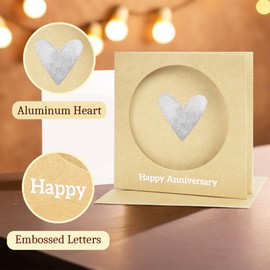 6th Anniversary Card, Iron Anniversary Card Gifts For Him, Her, Husband, Wife, Men, Women, Couple, Iron Gifts For 6 Year Anniversary Wedding, Anniversary Card For Parents, Brother and Sister In Law,