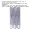 QANYEGN Punching Equidistant Ruler, Aluminum Expanding Sewing Gauge, Sewing Equidistant