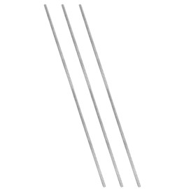 PATIKIL 1/4"-20 UNC 304 Stainless Steel Fully Threaded Rod, 3 Pieces 12 Inch Length Long Thread Screw Right Thread All Threaded Rod Bolts for Anchoring Screw, Clamps, Hangers and U-Bolts