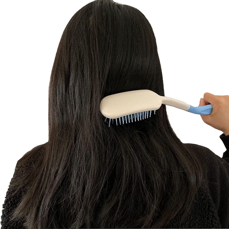 Makihoma Long Reach Handled Comb and Hair Brush Set