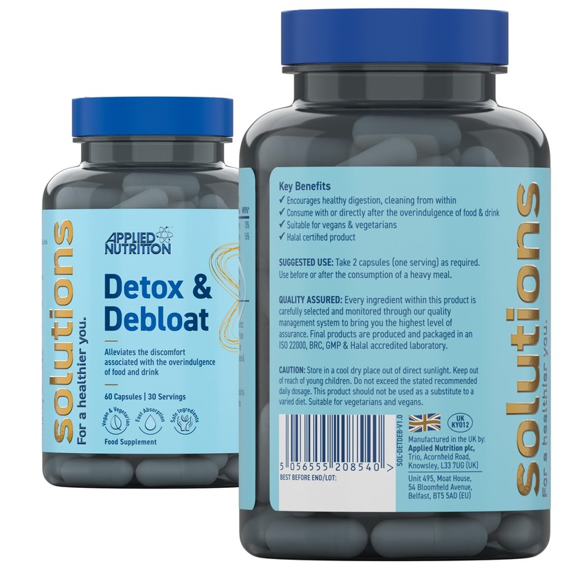Applied Nutrition - Solutions - Detox & Debloat - Vegan
