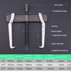 2 Jaw Puller, Adjustable Bearing Puller Bearing Gear Puller for