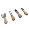 Eternal Living 10” Round Cheese Bamboo Board Set with Cheese