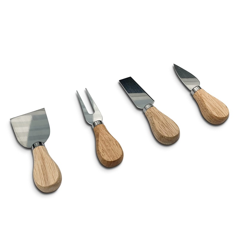 Eternal Living 10” Round Cheese Bamboo Board Set with Cheese