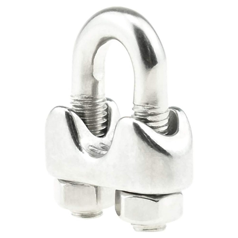 NOTRICKT WRC-04 M5 ワイヤーロープクリップ ステンレス鋼, ワイヤロープの端末加工に用 [10本入]