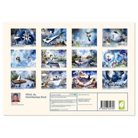 Wind, du himmlisches Kind (Wandkalender 2026 DIN A4 quer), CALVENDO Monatskalender: Wenn Kinderträume wahr würden (CALVENDO Menschen)