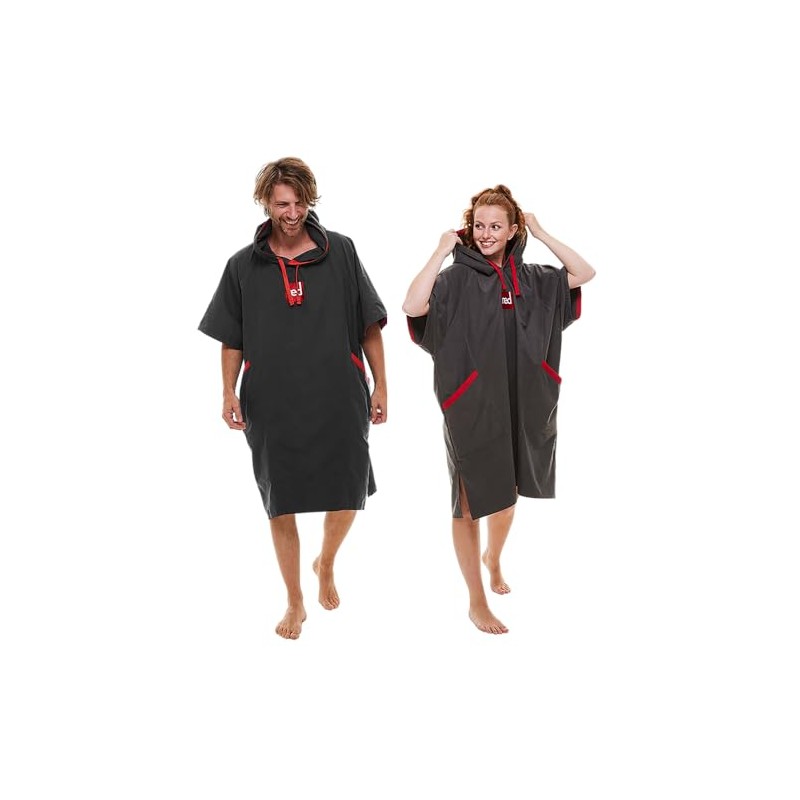 Red Original Adult Unisex Quick Dry Microfibre Changing Robe Towel