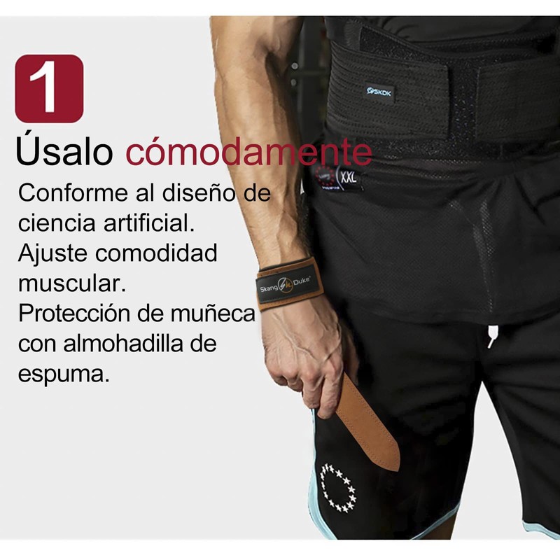 SKDK Lifting Wrist Straps for Weightlifting, Bodybuilding, Powerlifting, Strength Training,