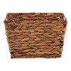 DII Hyacinth Collection Storage Baskets, Medium Set, Dark Brown, 2
