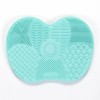 Unbranded Green-Silicone Makeup Brush Cleaner Pad Washing Scrubber Board Cleaning