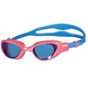 Arena Unisex Teen Youth Non-Mirrored Swim Goggle, 858/ Light Blue/red