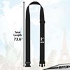 Luggage Straps - Black, 78" Long, 2 Inches Wide, 4