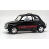Kinsmart 1/24 FIAT Fiat 500 Pull Back Car (Black)