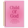 KRHFG Pink Christian Spiral Notebook, Psalms 118:6 Bible Verse Journal,