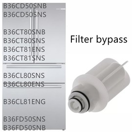 Refrigerator Filter Bypass Plug for Bosch 800 Series,B36CD50SNB,B36CD50SNS,B36CT80SNB,B36CT80SNS,B36CT81ENS,B36CT81SNS,B36CL80SNS,B36CL80ENS,B36CL81ENG,B36FD50SNS,B36FD50SNB,Bypass-Filter Cap,By-pass