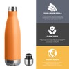 MEWAY 17oz Sport Water Bottle Vacuum Insulated Stainless Steel Leak-Proof