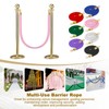 sourcing map Velvet Stanchion Rope 3.28 Ft/1 M, Barrier Rope