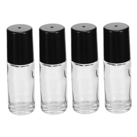 Baluue Essential Oil Roll Bottle Set 4pcs 30ml Empty Subpackaging Bottles for Essential Oils