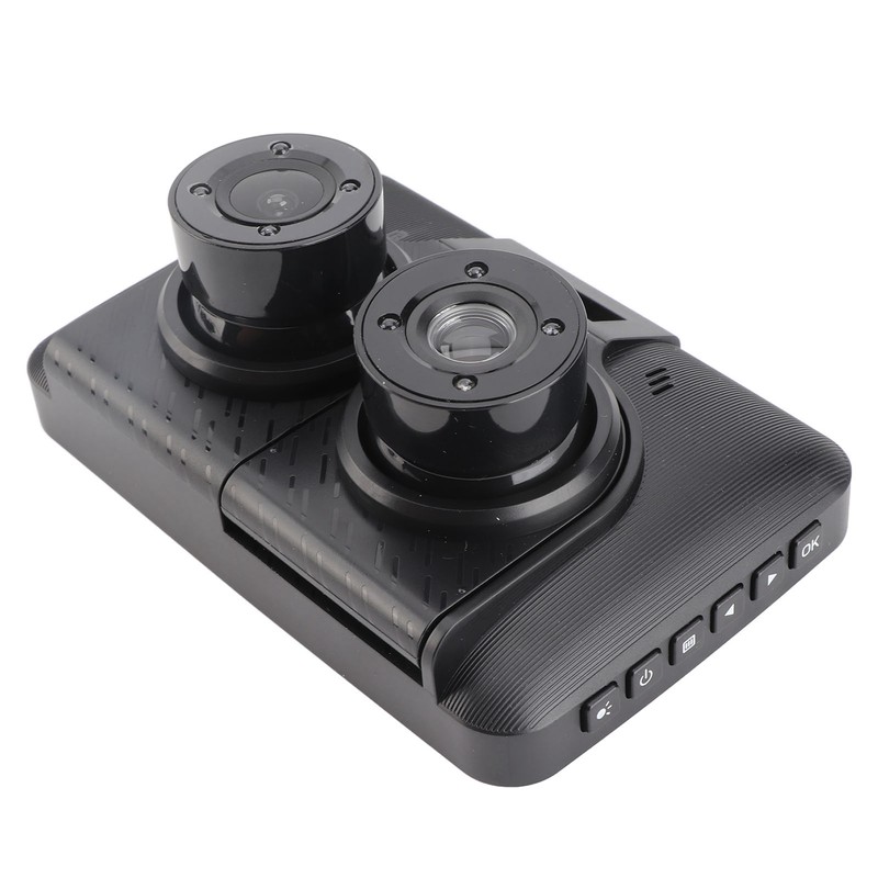 HD 1080P Car Driving Recorder with Rearview Camera Infrared Night