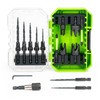KAKILFOB Countersink Drill Bit Set, 16PCS M2 Cobalt HSS Woodworking