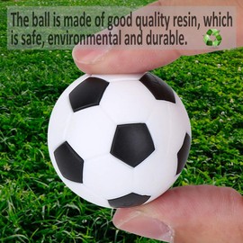 Aramox Balones de Fútbol de Mesa, 12 Piezas Kit de Reemplazo de Juego de Fútbol de Mesa Mini Juego de Pelotas de Fútbol de 36 Mm Accesorios Balones de Fútbol de Mesa