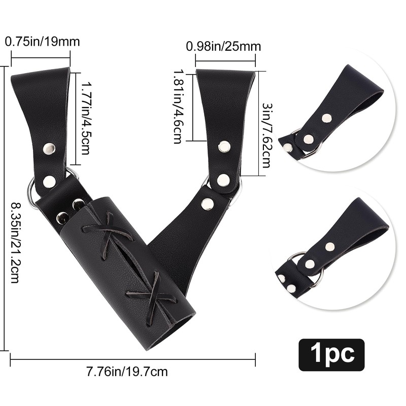 GORGECRAFT Renaissance Leather Sword Holster Right Hand Sword Sheath Belt