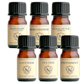 Nagomi Aroma Essential Oil Trial Set [AEAJ Certified Essential Oils]
