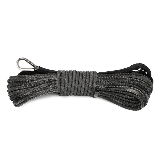 Tiardey 1/4" x 50' 7700LBs Synthetic Winch Line Cable Rope