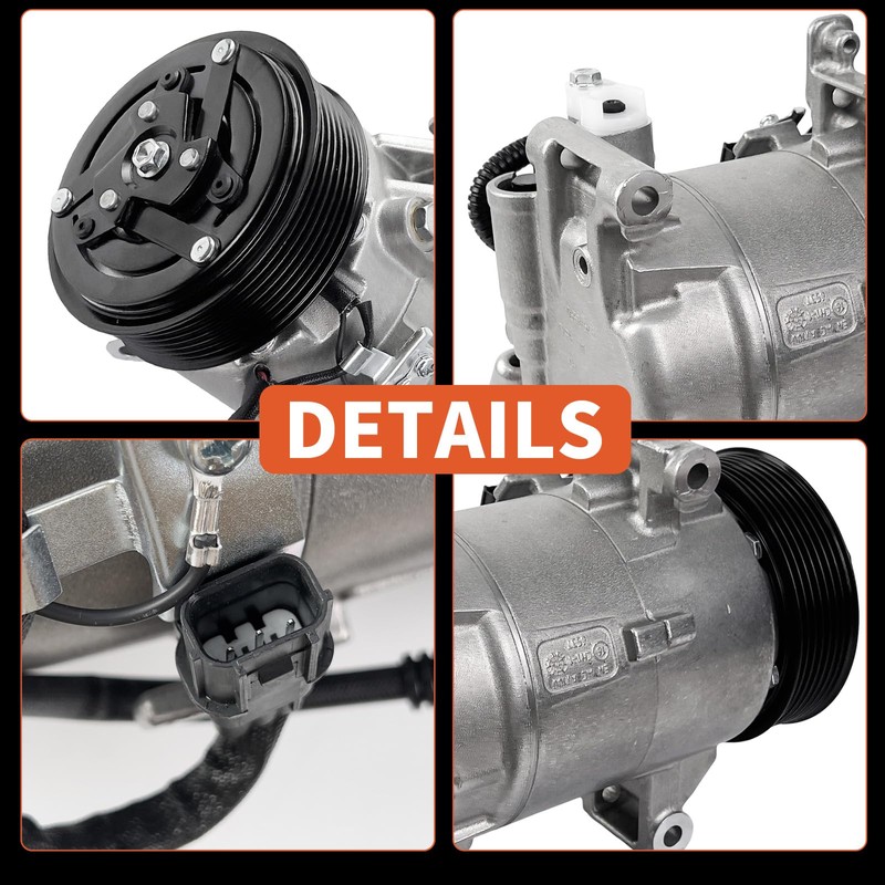 CO29272C A/C Compressor with Clutch Compatible with Honda Civic 2016