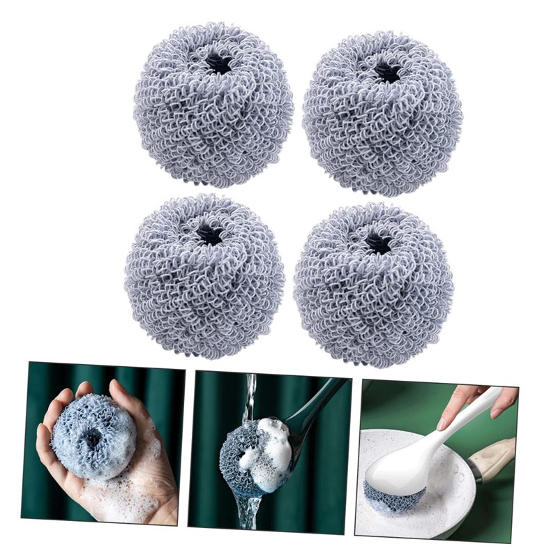 OATIPHO Mild Polyester Kitchen Brush Head Dish Bowl Cleaning Brush