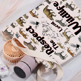 Nature Conservation Animal Rights Shopping Bag Nature Animal Outdoor Adventure Hiking Lover Tote Bag Christmas Mother Gift (Nature Animal)