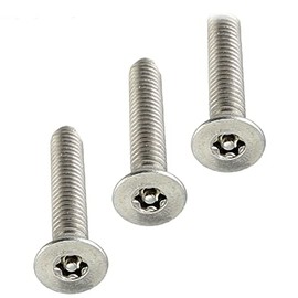 Stainless Steel Torx Security Flat Head Machine Screw Kit Hardware 1/4-20 x 1-1/2" Pack of 25 Fastener Set LS06669F