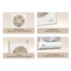 Pomya Mini Desktop Fan, Desk Fan Strong Wind 4 Speeds