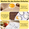 3-in-1 Egg Slicer Stainless Steel with 3 Egg Separators and