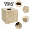 Natural Travertine Square Cube Tissue Box Holder,Marble Tissue Box Holder
