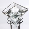 Crystal Candle Holders Set of 2-9.2" Tall Crystal Candlestick Holders