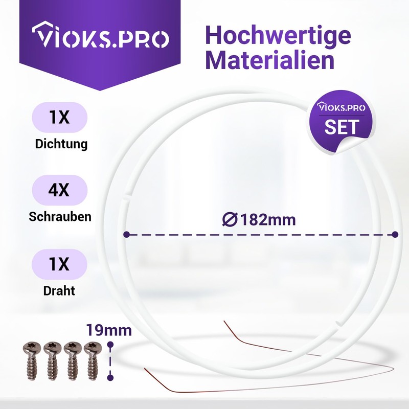 Viоks.pro Repair Kit Pump Pot Seal Replacement for Bosch 12005744