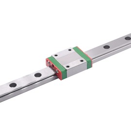 CNCCANEN 1 PCS MGN12H 500mm/19.68 Miniature Linear Guide Rail + 1 PCS Linear Bearing Sliding Block for 3D Printer