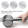 AIMALL Stainless Steel Potato Masher Fruit Press Potato Ricer, Easy
