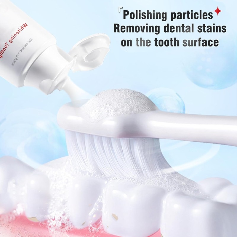 SP-8 Ultra Whitening Toothpaste, 2PCS SP8 Probiotics Toothpaste Brightening, Deep