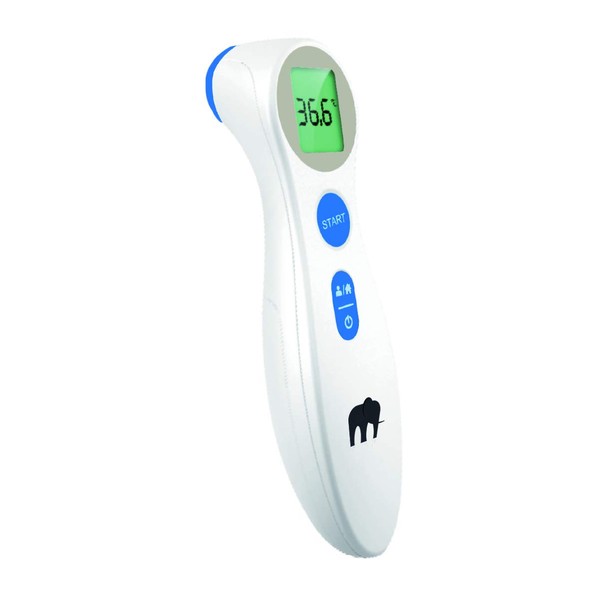 Forehead Thermometer, No Touch Home Use Digital for Adult & Kids, Sleek Infrared Temporal Fever Thermometer Fast and Accurate Reading with Backlight LCD Screen - Fahrenheit & Celsius