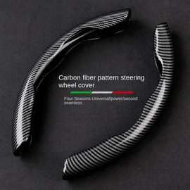Carbon fiber anti-slip sports steering wheel cover universal steeringwheel