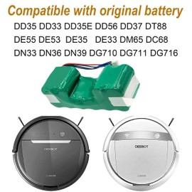 DM88-byd Robot Vacuum Cleaner Battery for DD35 DE33 DE35 Deebot 900 Series DG716 DG710 OZMO 610 DD46.11