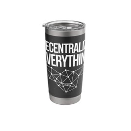 Blockchain Technology Cryptocurrency Day Trader Crypto Stainless Steel Insulated Tumbler